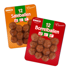 Enkco saté- of borrelballen